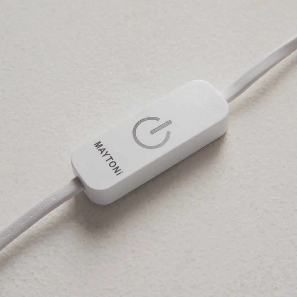 Veioza/Lampa de masa LED design modern Spirito alb