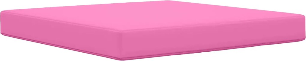 vidaXL Perna pentru canapea de exterior Roz 80 x 80 x 8 cm Poliester