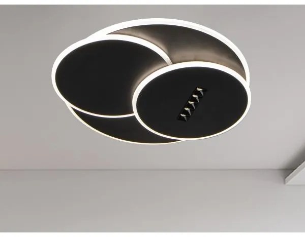 Plafonieră LED dimabilă LED/90W/230V 3000-6500K negru + telecomandă