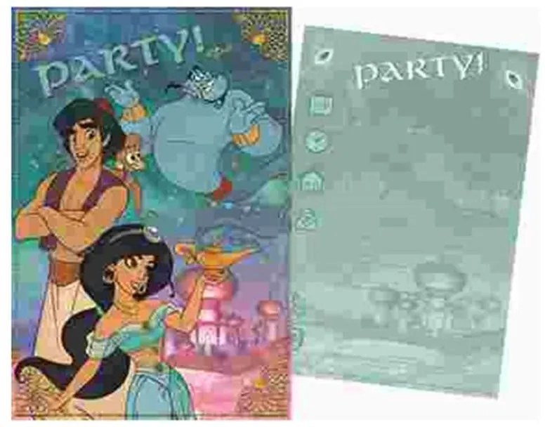 Disney Aladdin Invitație de petrecere