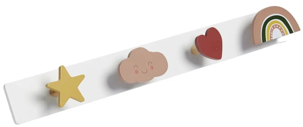 Cuier pentru haine pentru copii HEAD IN THE CLOUDS, 60 x 8 x 7 cm