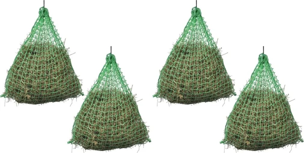 vidaXL Plase pentru fân, 4 buc., 0,75 x 0,75 m, PP, rotund