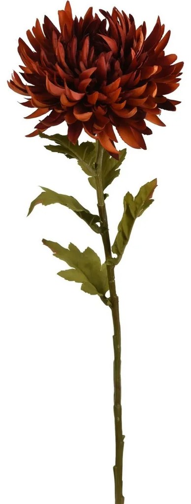 Floare artificială Crizantemă 62 x 18 cm, maro