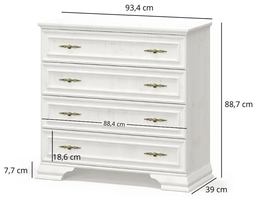 Comodă Incantatos 3 (pin andersen) . 1116885