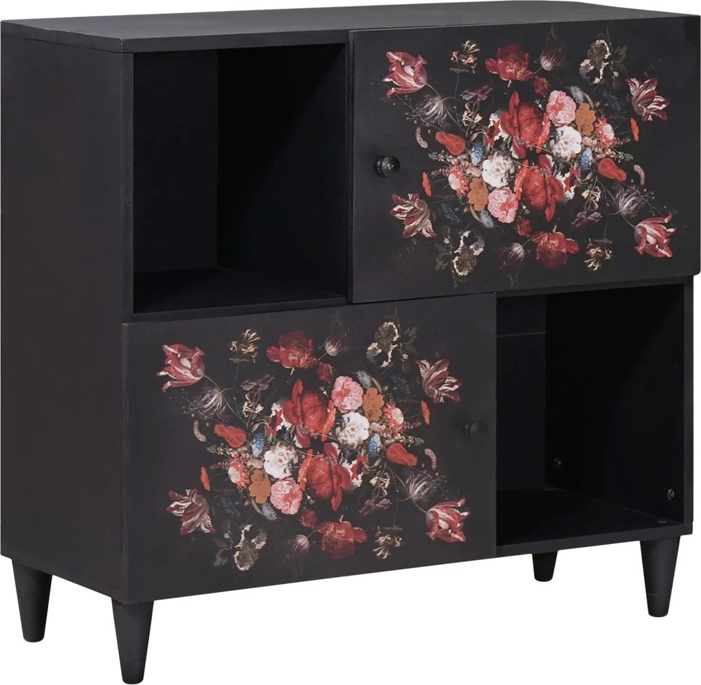 vidaXL Dulapuri de depozitare cu ușă Multicolour 80 x 33,5 x 75 cm