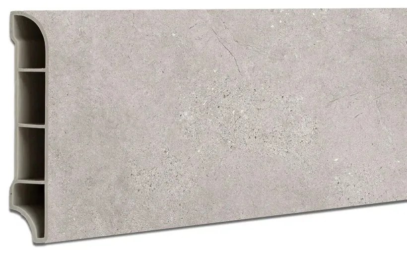 Vinil SPC margine de podea Aurora mată calcar 2400x60x12 mm