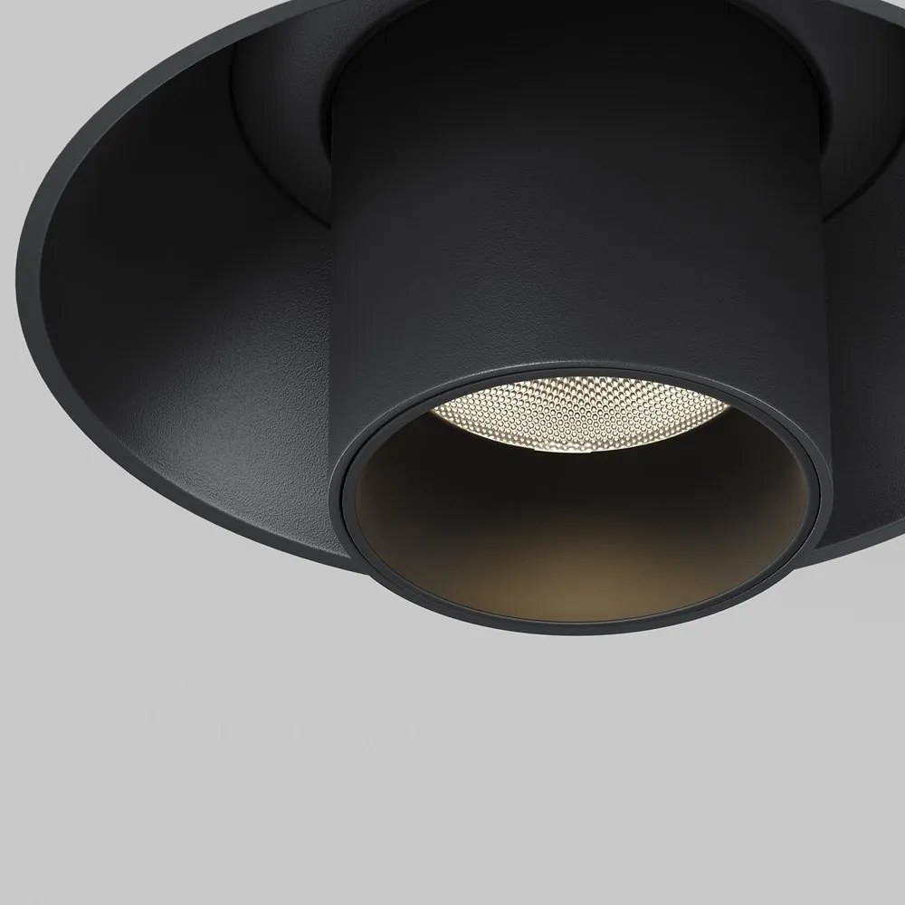 Spot LED incastrabil rotativ retractabil Focus T negru