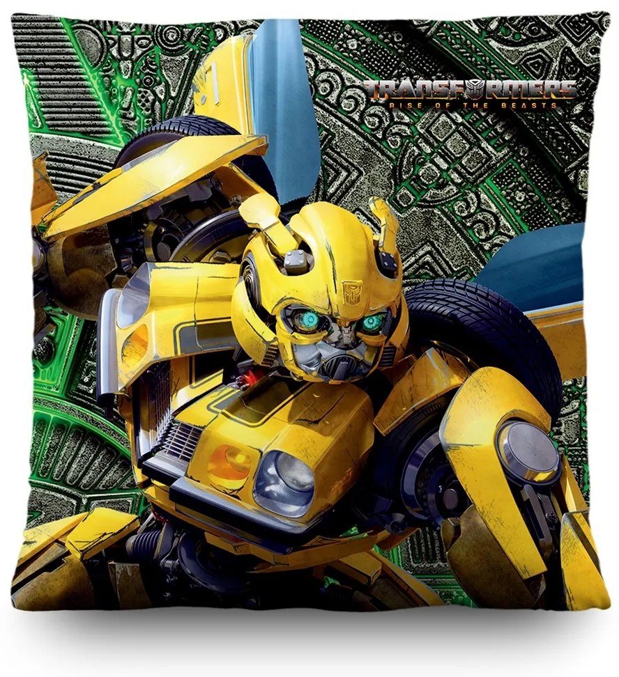 Pernă Transformers pentru copii, 40 x 40 cm