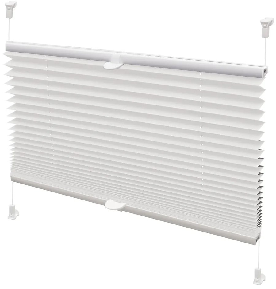 Jaluzea albă 72,5x150 cm Plisé Verona – Gardinia