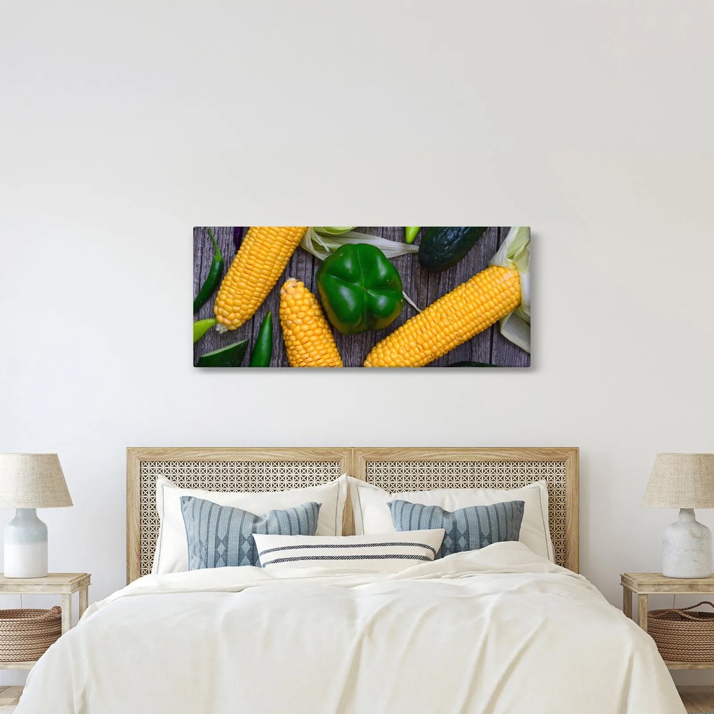 Tablou cu legume (120x50 cm)