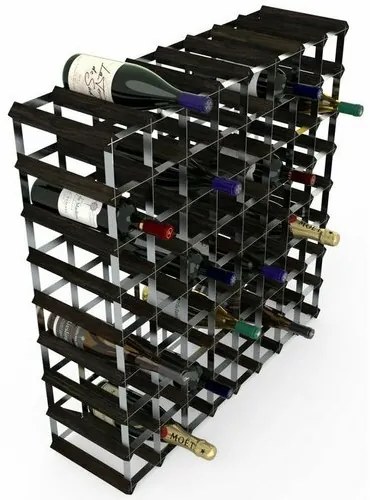 RTA Suport pentru 72 sticle de vin, stejar negru