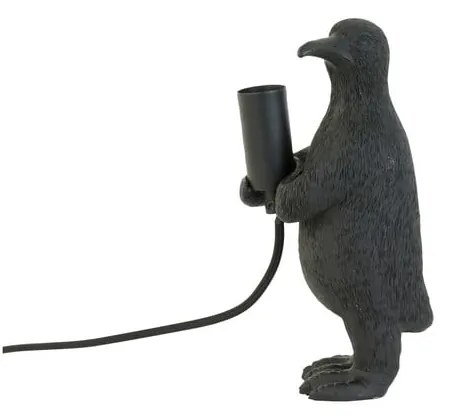 Veioză negru-mat (înălțime 24 cm) Penguin – Light &amp; Living