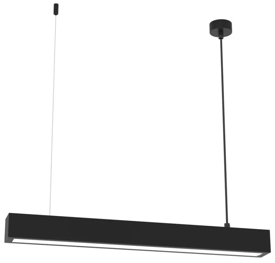 Lustr pe cablu LUNGO T8 1xG13/9W/230V negru