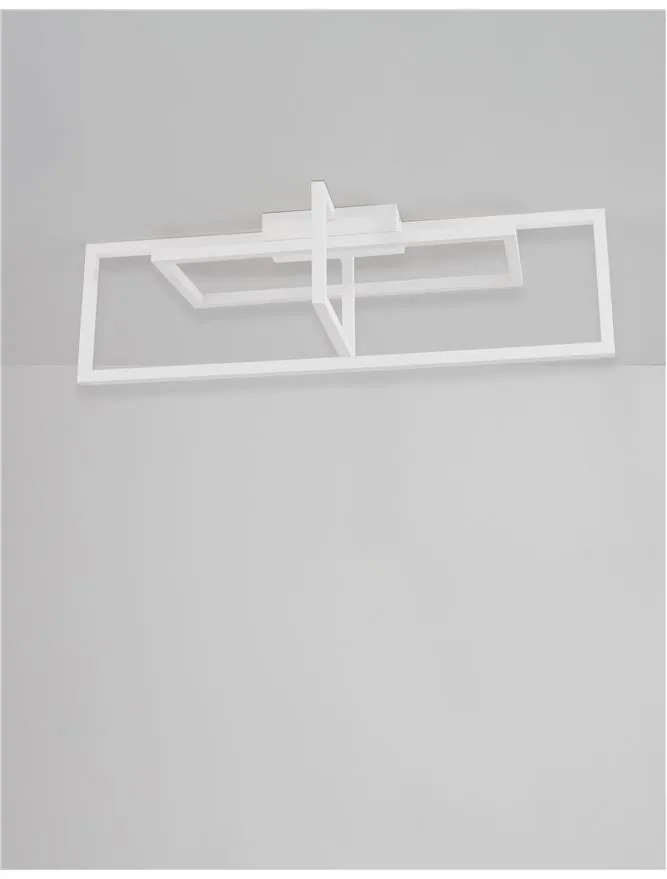 Lustra dimabila LED design geometric EDGAR alb NVL-9086020