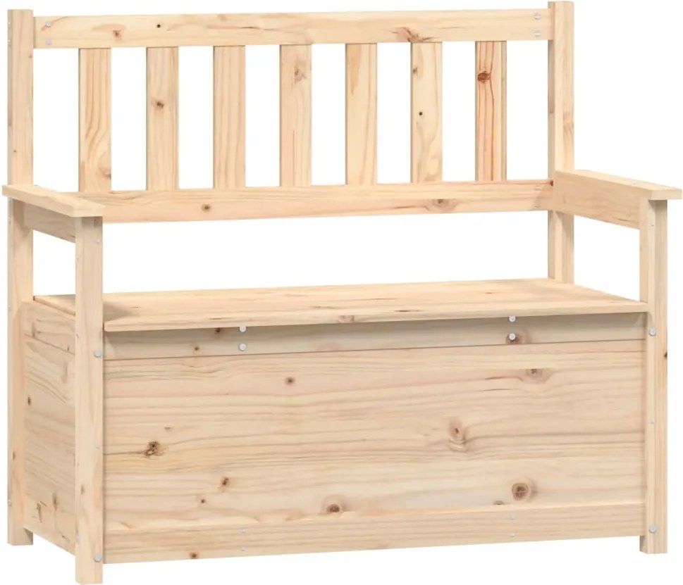 vidaXL Bancă, 112,5x51,5x96,5 cm, lemn masiv de pin