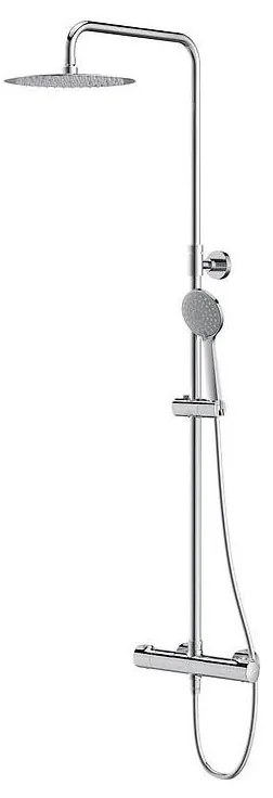 Cersanit S951-340 CITY set duș cu baterie termostatică crom lucios