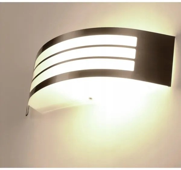 Aplică de exterior 1xE27/14W/230V IP44 crom mat