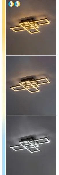 Rabalux 71394 - Plafonieră LED MERENI, dimabilă, 40W, 230V, 3000-6500K, cu telecomandă