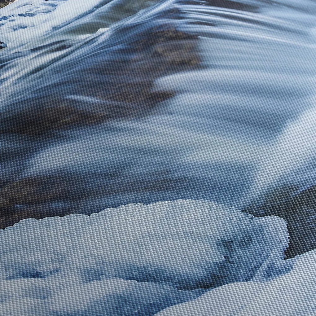 Tablou - Râu iarna (120x50 cm)