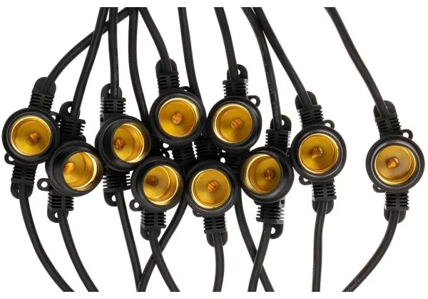 Lanț decorativ de exterior MIMOSA 20xE27/1,3W/230V IP44 10m