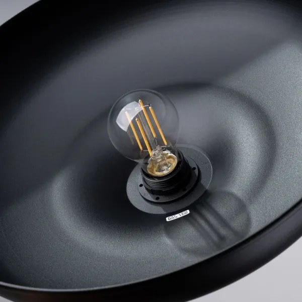 Lustră pe cablu Sollux SL.1324 INDY 1xE27/15W/230V negru