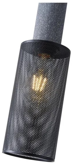 Lustră pe cablu 1xE27/40W/230V negru