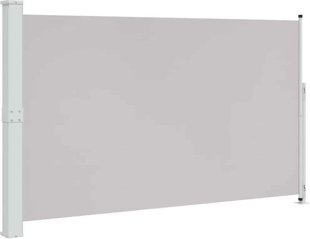 vidaXL Copertină laterală retractabilă de terasă, gri, 180x300 cm