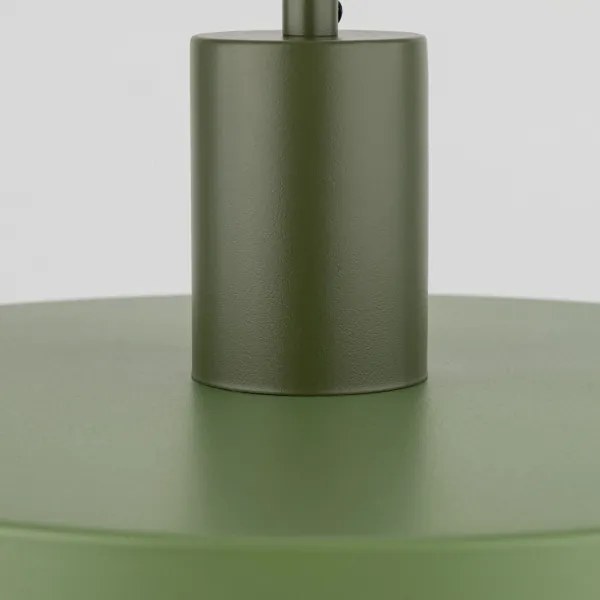 Lustră pe cablu SILA 1xE27/15W/230V d. 30 cm verde