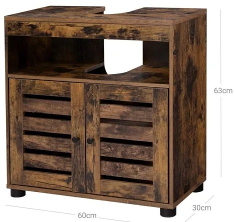 Dulap de baie RENE, maro