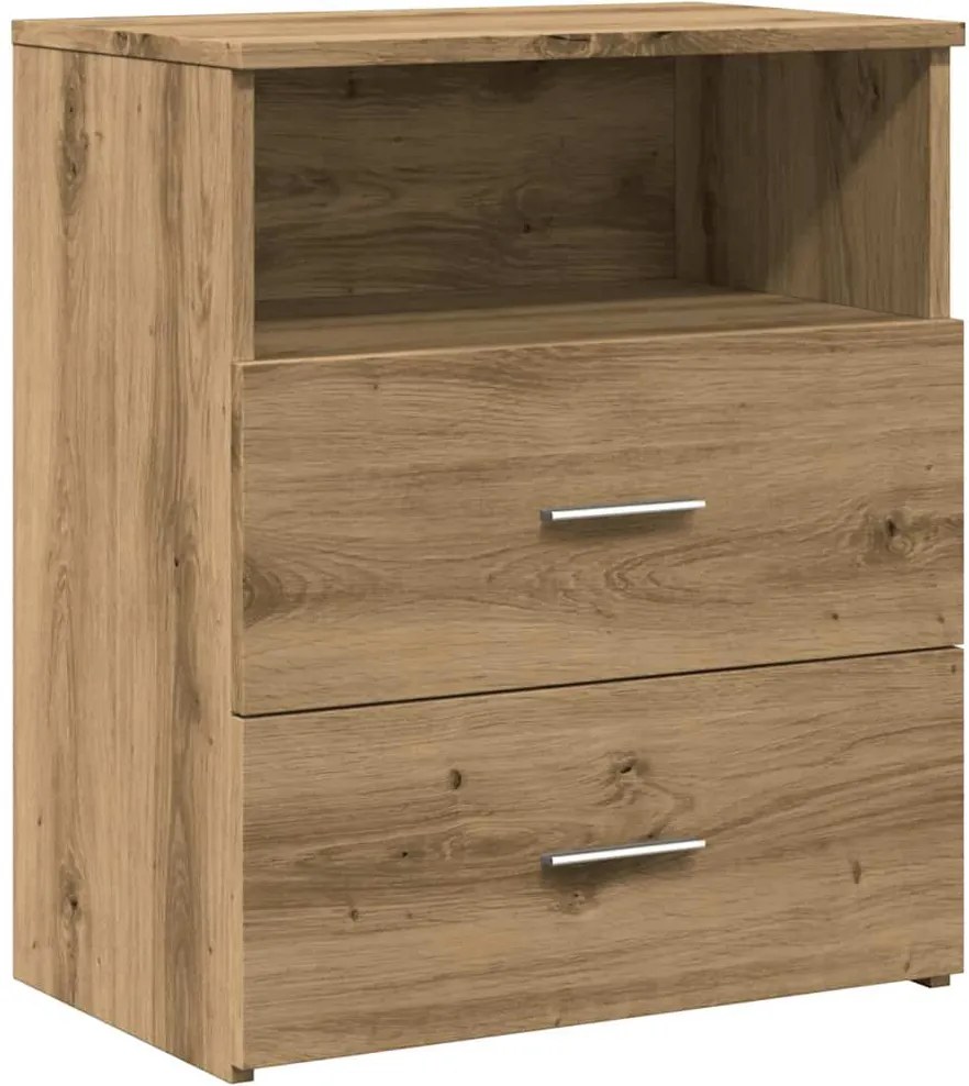 vidaXL Noptieră, stejar artizanal, 50x32x60 cm, lemn prelucrat