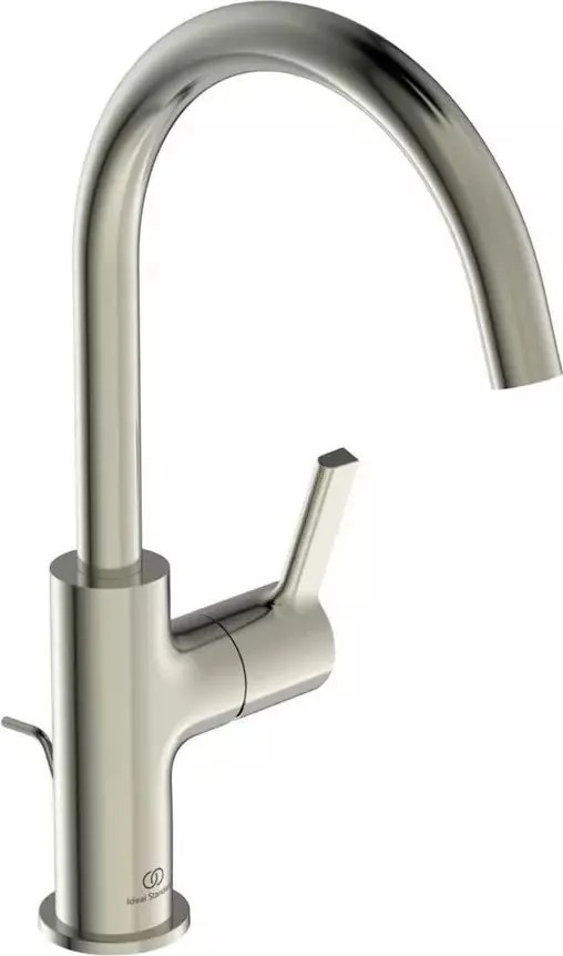 Baterie lavoar inalta Ideal Standard Atelier Joy cu ventil Pop-Up argintiu Silver Storm