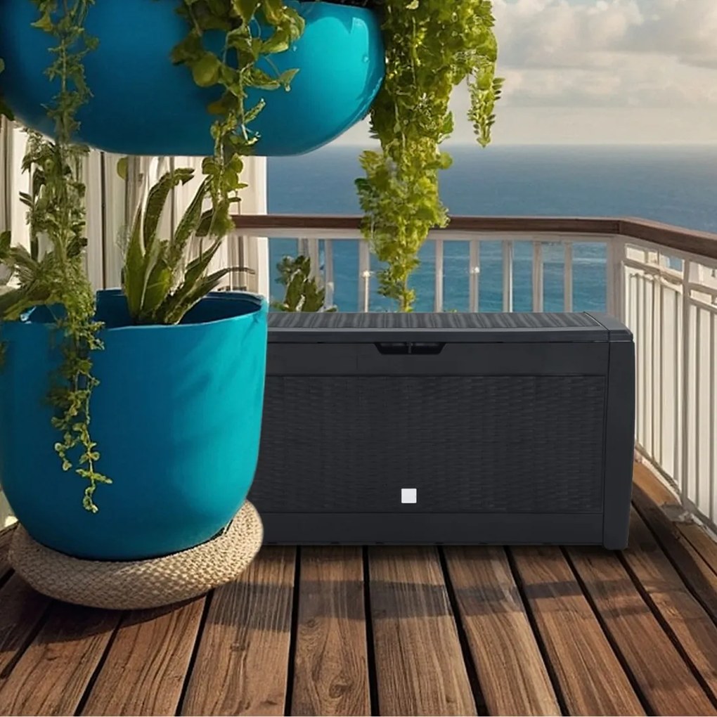 Cufăr depozitare RATO, 310L, 119x48x60 cm, antracit Prosperplast