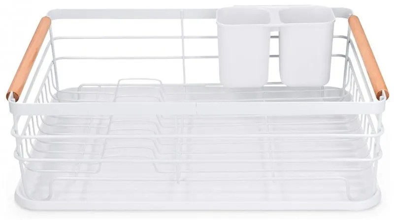 Scurgator metalic pentru vase AVERO alb