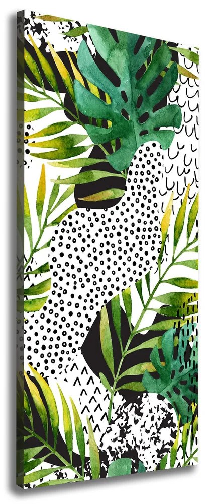 Tablou canvas Frunze tropicale