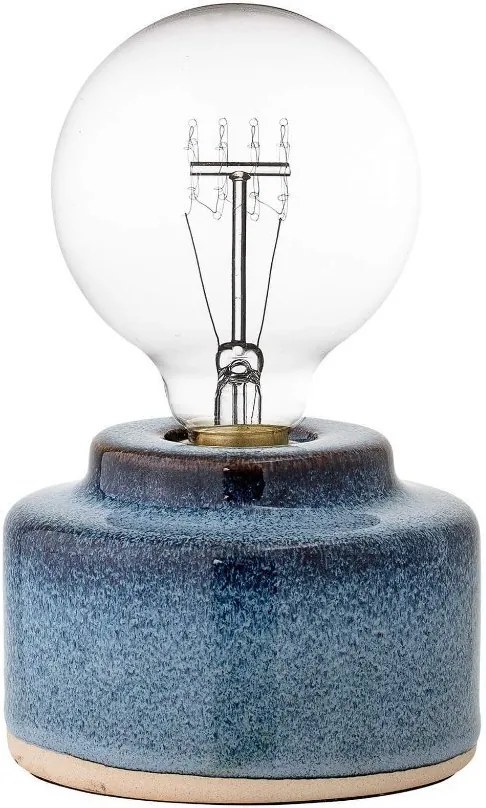 Veioza Albastra din Portelan - Portelan Albastru Q(12 cm) x Inaltime(9 cm)