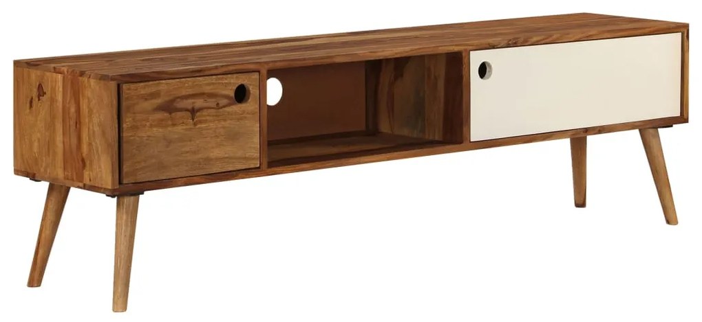vidaXL Comodă TV, 140x30x40 cm, lemn masiv de acacia