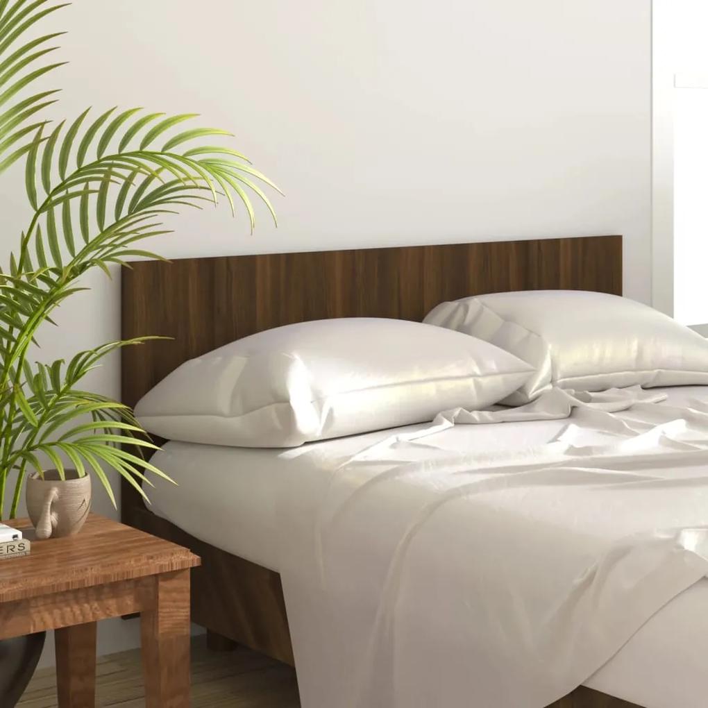 Tablie de pat, stejar maro, 160x1,5x80 cm, lemn compozit Stejar brun, 1