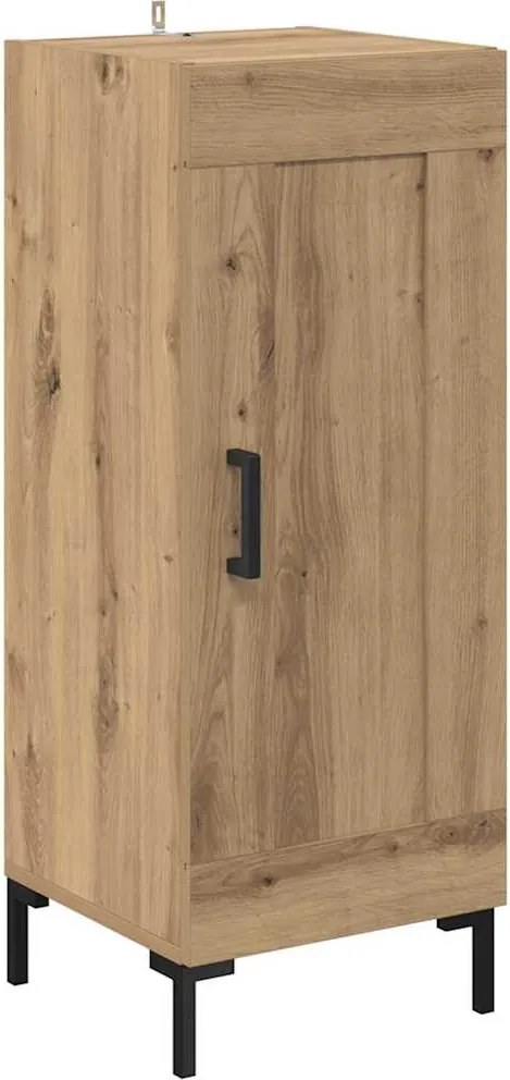 vidaXL Bufet Olden Stejar Artizanal 34,5 x 34 x 90 cm