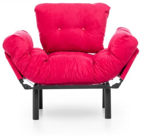 Fotoliu Extensibil Nitta Single, Fucsia