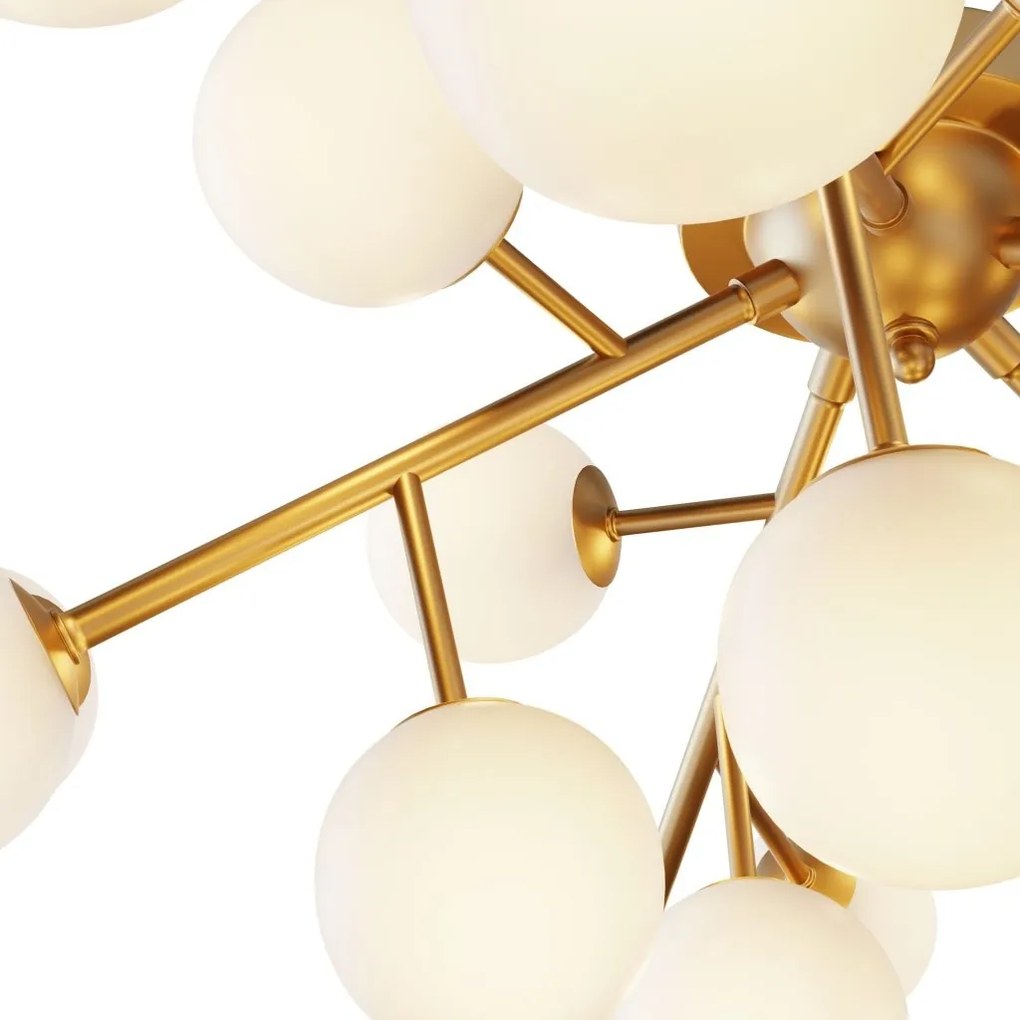Lustra moderna design deosebit cu 20 de surse de lumina Dallas alama