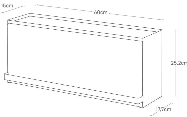 Organizator de bucătărie din metal Tower – YAMAZAKI