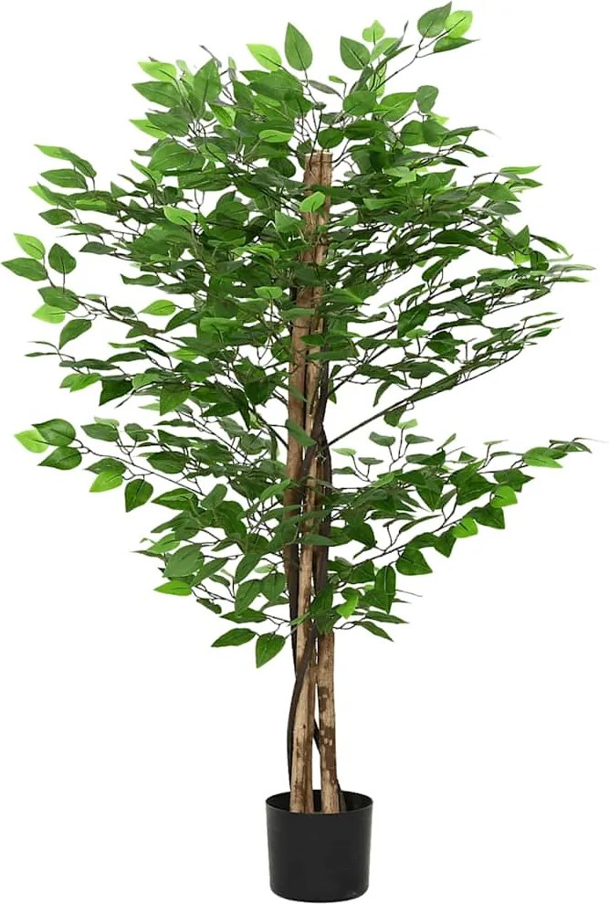 vidaXL Plantă Ficus artificială 788 frunze 120 cm verde