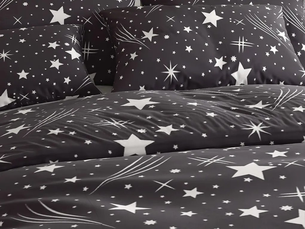 Lenjerie de pat din microfibra NIGHT SKY gri Dimensiune lenjerie de pat: 70 x 90 cm | 140 x 220 cm