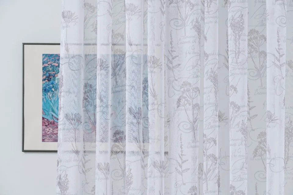 Perdea Mendola Interior, Zina, 400x260 cm, poliester, mov
