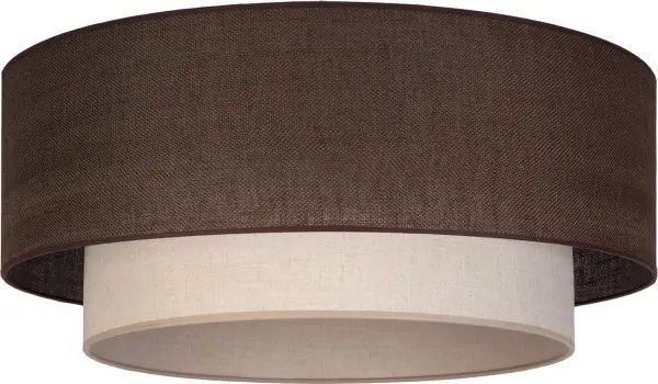 BRILAGI - Plafonieră LED BOHO ECO, 1xE27/10W/230V, Ø 40 cm, maro/crem