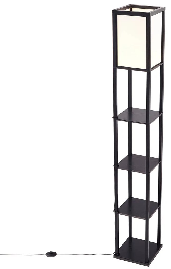 Lampă de podea de design negru și alb, cu LED integrat - Nea