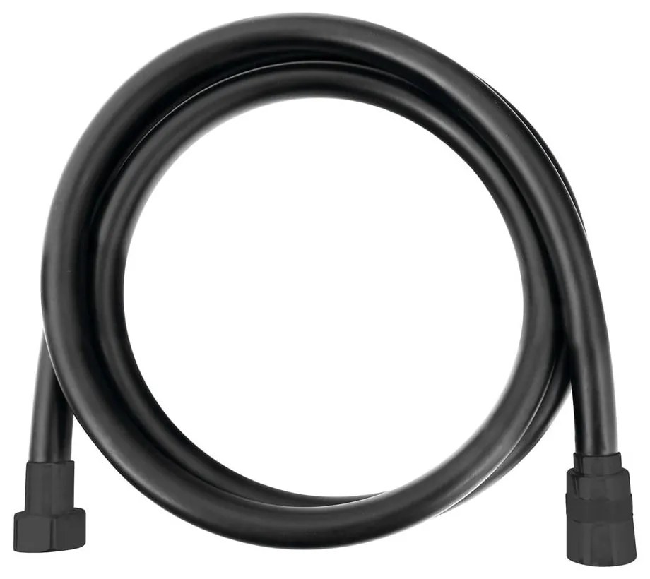 Furtun de duș negru din plastic ø 1 cm Softflex – Sapho