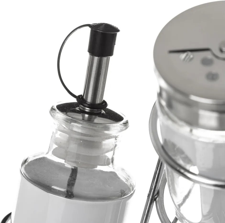 Recipiente pentru ulei și oțet cu suport 4 buc. – Casa Selección