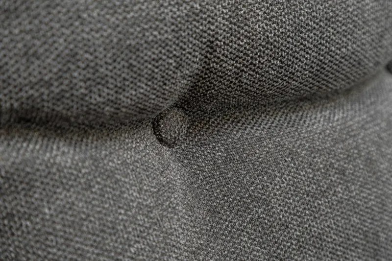 Set 2 scaune pivotante Big George, catifea/ tesatura antracit