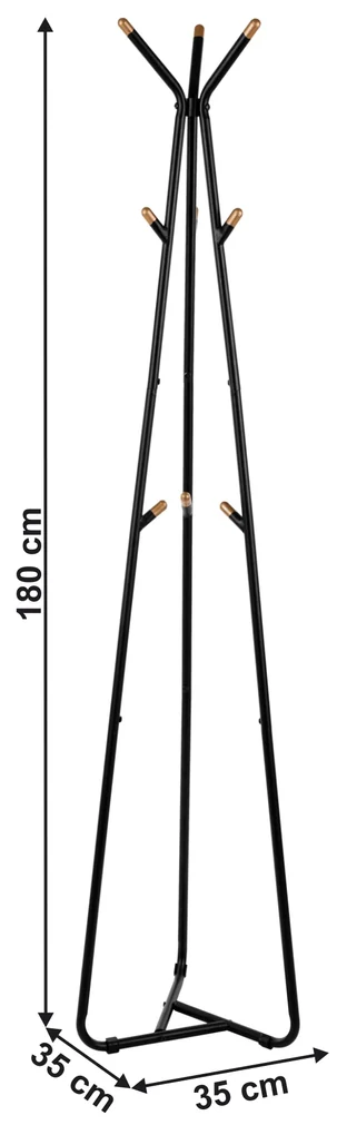 Cuier, negru, metal, URSUS